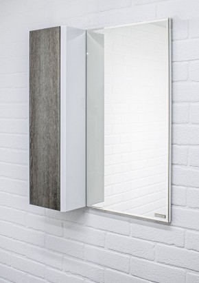Шкаф-зеркало Uno 60 Дуб серый левый/правый Домино (DU1503HZ) в Нытве - nytva.ok-mebel.com | фото 8