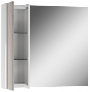 Шкаф-зеркало Uno 80 Дуб серый левый/правый Домино (DU1504HZ) в Нытве - nytva.ok-mebel.com | фото 4