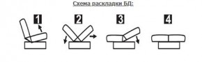 СОФИЯ ЛЮКС Диван БД (пруж.блок) в Нытве - nytva.ok-mebel.com | фото 6