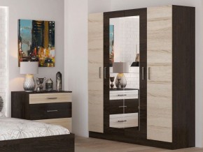 Спальный гарнитур Леси + 4-х створчатый шкаф в Нытве - nytva.ok-mebel.com | фото 4