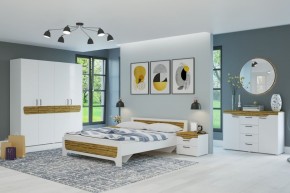 Спальный гарнитур Милана (Белый/Сосна Гранд) в Нытве - nytva.ok-mebel.com | фото 2