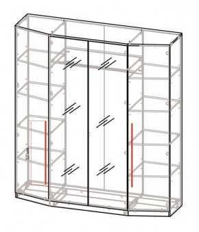 Спальный гарнитур Роксана (модульный) ЯШС в Нытве - nytva.ok-mebel.com | фото 3