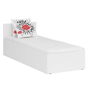 Стандарт Кровать 0800, цвет белый, ШхГхВ 83,5х203,5х70 см., сп.м. 800х2000 мм., без матраса, основание есть в Нытве - nytva.ok-mebel.com | фото