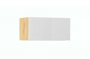 СТЕФАНИ-1.1 Антресоль (дуб крафт золотой/белый софт) в Нытве - nytva.ok-mebel.com | фото