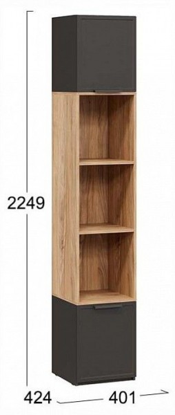 Стеллаж комбинированный Стелла в Нытве - nytva.ok-mebel.com | фото 4