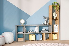 Стеллаж универсальный (ЛДСП камень темный) в Нытве - nytva.ok-mebel.com | фото 2