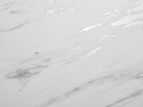 Стол BELLUNO 160 MARBLES KL-99 Белый мрамор матовый, итальянская керамика/ белый каркас, ®DISAUR в Нытве - nytva.ok-mebel.com | фото 3