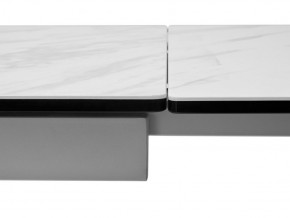 Стол BELLUNO 160 MARBLES KL-99 Белый мрамор матовый, итальянская керамика/ белый каркас, ®DISAUR в Нытве - nytva.ok-mebel.com | фото 9