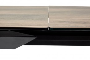 Стол CREMONA 180 KL-61 Под дерево, итальянская керамика / черный каркас, ®DISAUR в Нытве - nytva.ok-mebel.com | фото 4