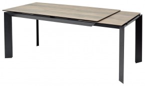 Стол CREMONA 180 KL-61 Под дерево, итальянская керамика / черный каркас, ®DISAUR в Нытве - nytva.ok-mebel.com | фото 7