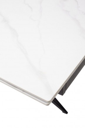 Стол FORIO 160 MATT WHITE MARBLE SOLID CERAMIC / BLACK, ®DISAUR в Нытве - nytva.ok-mebel.com | фото 9
