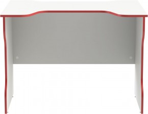 Стол компьютерный ВАРДИГ K2 100x82, белый/красный в Нытве - nytva.ok-mebel.com | фото 2