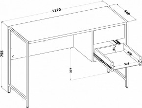 Стол письменный СПМ-404 в Нытве - nytva.ok-mebel.com | фото 4