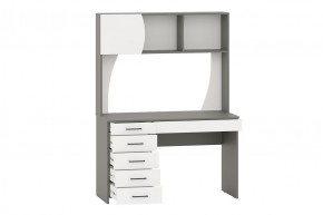 Стол рабочий СИГМА (графит/белый) в Нытве - nytva.ok-mebel.com | фото 2