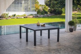 Стол раскладной Джули (Julie Double table 2 configurations) Графит в Нытве - nytva.ok-mebel.com | фото 2