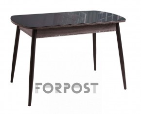 Стол раздвижной со стеклянной столешницей (BLACK, WHITE) в Нытве - nytva.ok-mebel.com | фото 1