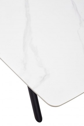 Стол RIVOLI 140 MATT WHITE MARBLE SOLID CERAMIC / BLACK, ®DISAUR в Нытве - nytva.ok-mebel.com | фото 9