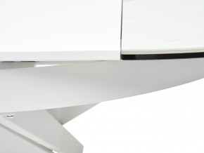 Стол TRENTO 120 HIGH GLOSS STATUARIO Белый мрамор глянцевый, керамика/ белый каркас, ®DISAUR в Нытве - nytva.ok-mebel.com | фото 10