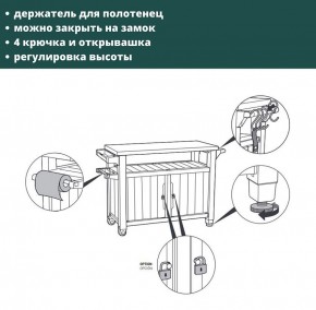 Столик для барбекю 207 Л (Unity XL 207L) в Нытве - nytva.ok-mebel.com | фото 8
