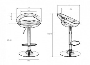 Стул барный DOBRIN DISCO LM-1010 (белый) в Нытве - nytva.ok-mebel.com | фото 2