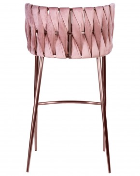 Стул барный DOBRIN EMMA ROSE GOLD, розовый велюр (VF-10) в Нытве - nytva.ok-mebel.com | фото 5