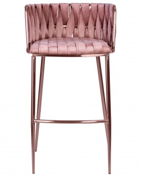 Стул барный DOBRIN EMMA ROSE GOLD, розовый велюр (VF-10) в Нытве - nytva.ok-mebel.com | фото 6