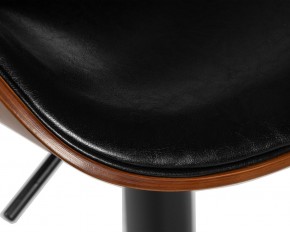 Стул барный DOBRIN KARTER BLACK, коричневый орех дерево (BWW), черный PU в Нытве - nytva.ok-mebel.com | фото 8