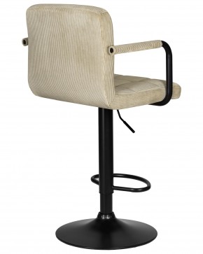 Стул барный DOBRIN KRUGER ARM BLACK, бежевый вельвет (LAR-E2041-04) в Нытве - nytva.ok-mebel.com | фото 4