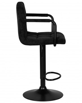 Стул барный DOBRIN KRUGER ARM BLACK, черный вельвет (LAR-E2041-52) в Нытве - nytva.ok-mebel.com | фото 3