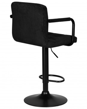 Стул барный DOBRIN KRUGER ARM BLACK, черный вельвет (LAR-E2041-52) в Нытве - nytva.ok-mebel.com | фото 4