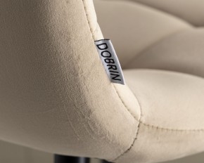 Стул барный DOBRIN NICOLE, черные матовые ножки, мокко велюр (108-104) в Нытве - nytva.ok-mebel.com | фото 8