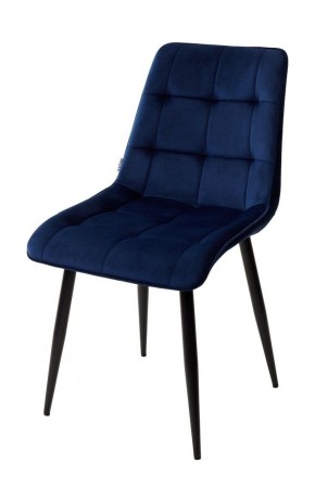 Стул CHIC BLUVEL-86 NAVY BLUE / черный каркас М-City в Нытве - nytva.ok-mebel.com | фото