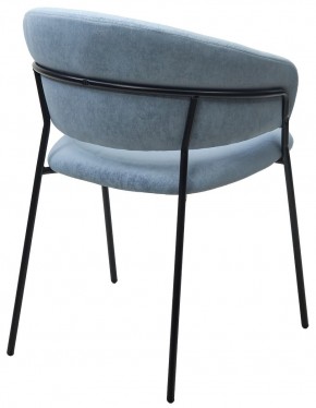 Стул ГЕММА, цвет RAIN 13 blue, велюр / черный каркас М-City в Нытве - nytva.ok-mebel.com | фото 9