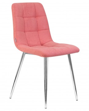 Стул обеденный DOBRIN ALEX, хром ножки, розовая ткань (UF860-05B) в Нытве - nytva.ok-mebel.com | фото 2