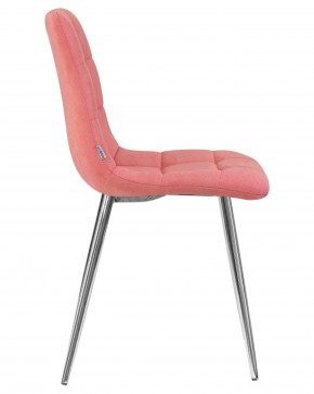 Стул обеденный DOBRIN ALEX, хром ножки, розовая ткань (UF860-05B) в Нытве - nytva.ok-mebel.com | фото 3
