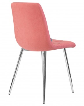 Стул обеденный DOBRIN ALEX, хром ножки, розовая ткань (UF860-05B) в Нытве - nytva.ok-mebel.com | фото 4