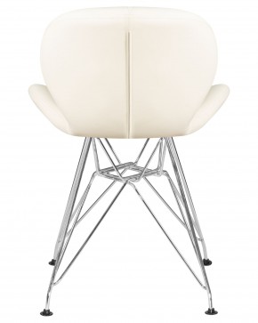 Стул обеденный DOBRIN BUTTERFLY CHROME, ножки хром, цвет кремовый в Нытве - nytva.ok-mebel.com | фото 5