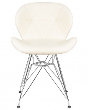 Стул обеденный DOBRIN BUTTERFLY CHROME, ножки хром, цвет кремовый в Нытве - nytva.ok-mebel.com | фото 6
