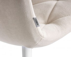 Стул обеденный DOBRIN CHILLY ROMBO, Бежевый Simple 44, основание белое в Нытве - nytva.ok-mebel.com | фото 10