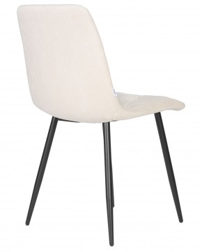 Стул обеденный DOBRIN CHILLY ROMBO, Бежевый Simple 44, основание черный в Нытве - nytva.ok-mebel.com | фото 4