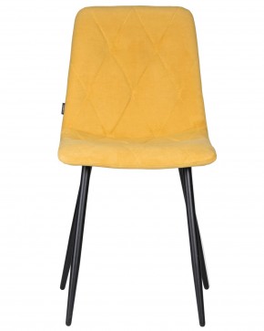 Стул обеденный DOBRIN CHILLY ROMBO, Горчичный Simple 15, основание черное в Нытве - nytva.ok-mebel.com | фото 6