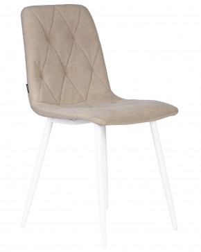 Стул обеденный DOBRIN CHILLY ROMBO, Капучино Simple 05, основание белый в Нытве - nytva.ok-mebel.com | фото 2