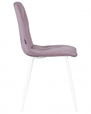 Стул обеденный DOBRIN CHILLY ROMBO, Лавандовый Simple 48, основание белый в Нытве - nytva.ok-mebel.com | фото 3
