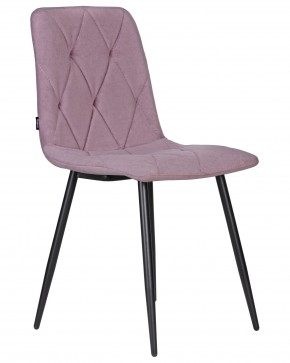 Стул обеденный DOBRIN CHILLY ROMBO, Лавандовый Simple 48, основание черное в Нытве - nytva.ok-mebel.com | фото 2