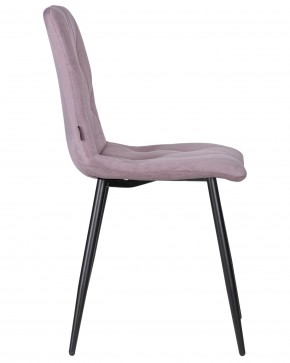 Стул обеденный DOBRIN CHILLY ROMBO, Лавандовый Simple 48, основание черное в Нытве - nytva.ok-mebel.com | фото 3