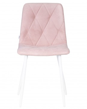 Стул обеденный DOBRIN CHILLY ROMBO, Розовый Simple 03, основание белый в Нытве - nytva.ok-mebel.com | фото 6