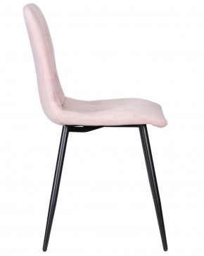 Стул обеденный DOBRIN CHILLY ROMBO, Розовый Simple 03, основание черное в Нытве - nytva.ok-mebel.com | фото 3