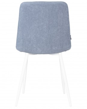 Стул обеденный DOBRIN CHILLY ROMBO, Серо-голубой Simple 26, основание белый в Нытве - nytva.ok-mebel.com | фото 5