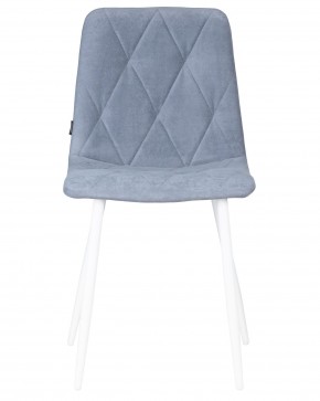 Стул обеденный DOBRIN CHILLY ROMBO, Серо-голубой Simple 26, основание белый в Нытве - nytva.ok-mebel.com | фото 6