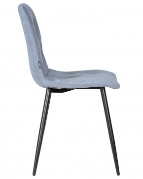 Стул обеденный DOBRIN CHILLY ROMBO, Серо-голубой Simple 26, основание черное в Нытве - nytva.ok-mebel.com | фото 3